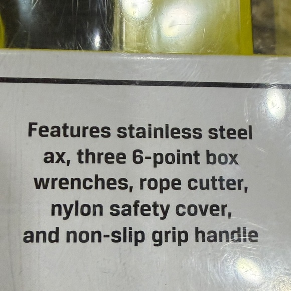 NEW IN BOX Protocol 5-in-1 Ax/Wrench Multi Tool - Black - Picture 9 of 12